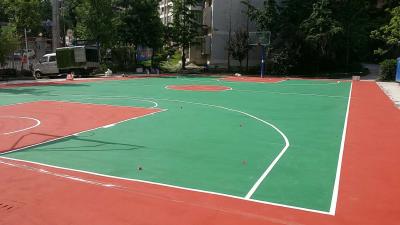 古蔺县天成名都丙烯酸篮球场