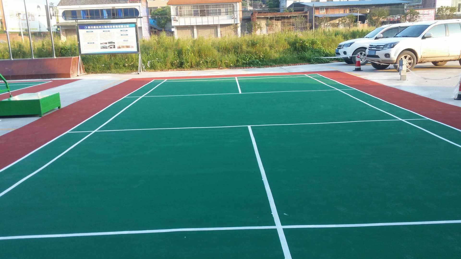 丙烯酸球场施工实例 丙烯酸球场施工实例