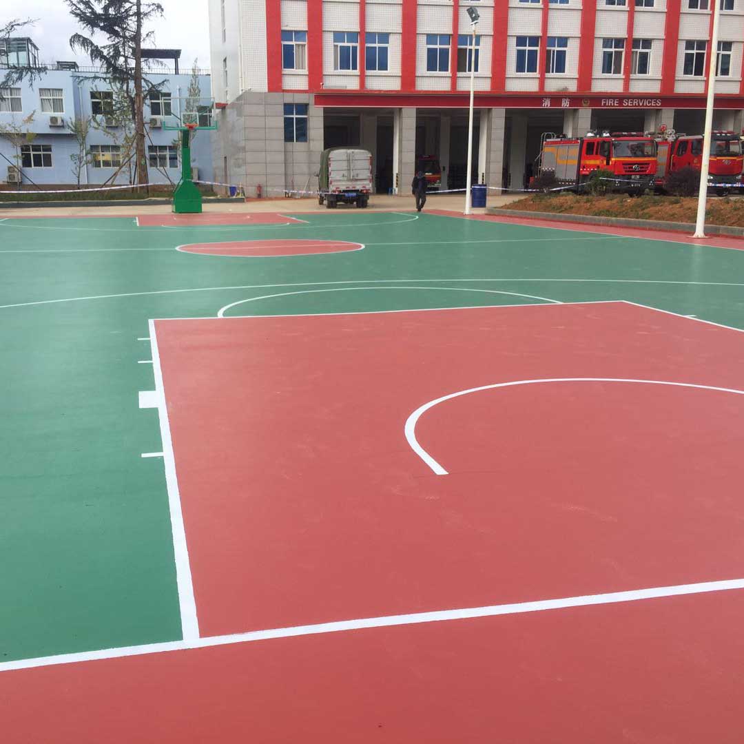 硅PU塑胶篮球场
