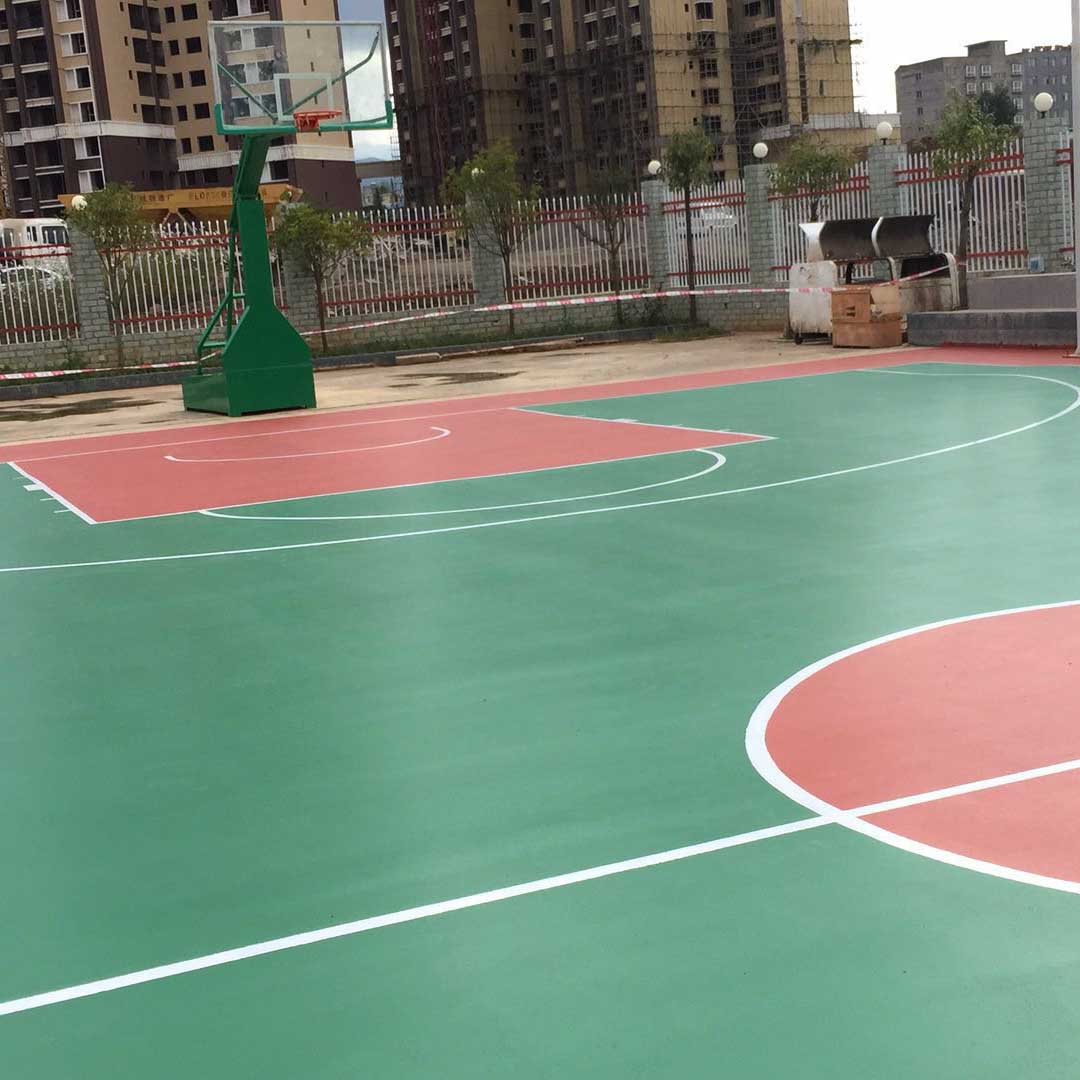 环保篮球场施工
