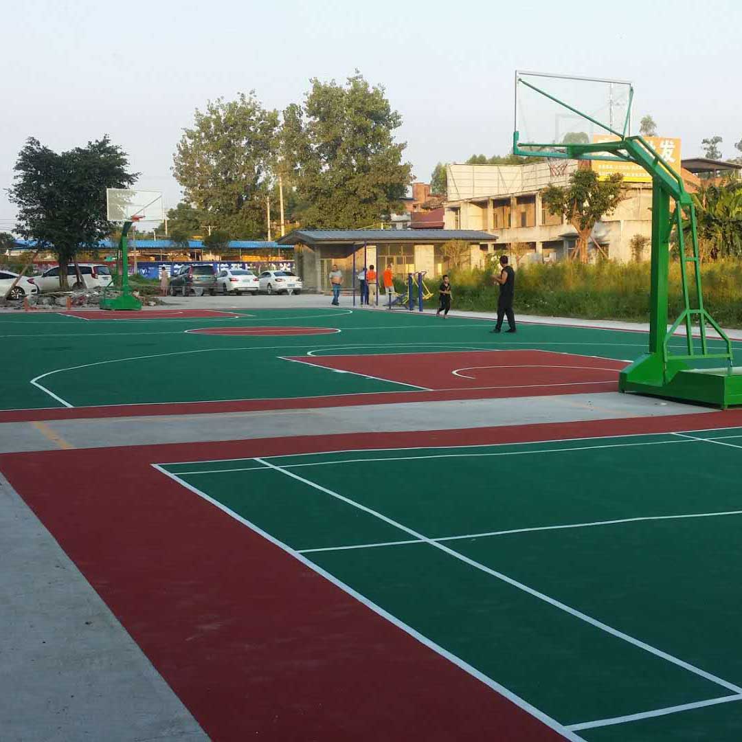 丙烯酸篮球场施工